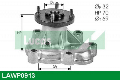 LUCAS ENGINE DRIVE lawp0913 -  Водяной насос